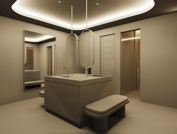 Bathroom, Devossion By Live Aqua Celebration Resort & Spa, Isla Mujeres
