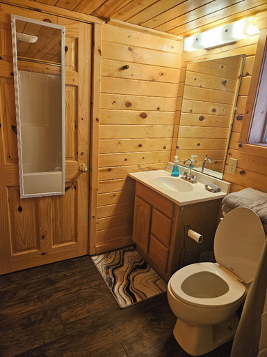 Bathroom, Grandpa's Cabin, Washington