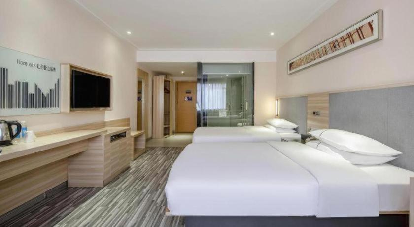 Bedroom 2, JTOUR Inn Yizhou Hechi College Pedestrian Street, Hechi