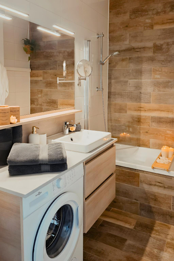 Bathroom 3, Sable & Pampas — Meublé de Tourisme 5★, Hérault