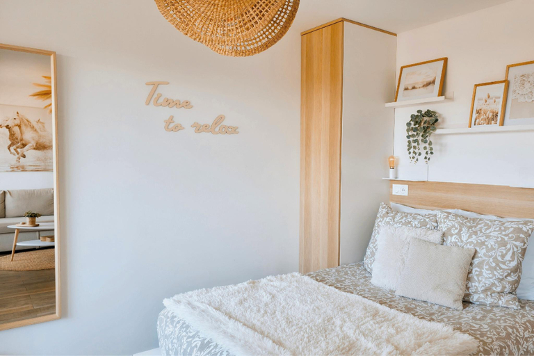 Bedroom 2, Sable & Pampas — Meublé de Tourisme 5★, Hérault