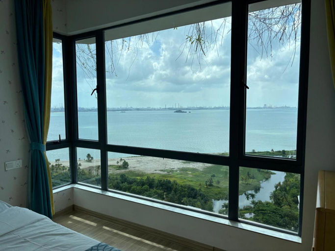 Bedroom, Seaview 2B2R 6pax Condo Forest City C5-2404, Johor Bahru