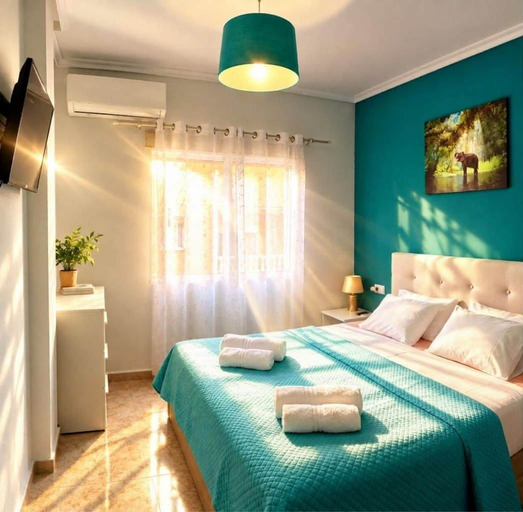 Bedroom 1, Ellite Xiii Apartment Playa Naufragos Torrevieja!, Alicante