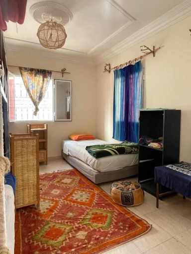 Bedroom 1, Agachill Surf House, Agadir-Ida ou Tanane
