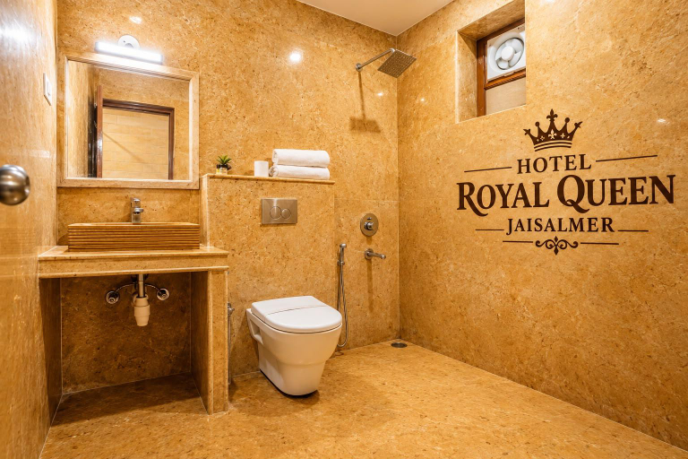 Bathroom, Hotel Royal Queen Jaisalmer, Jaisalmer