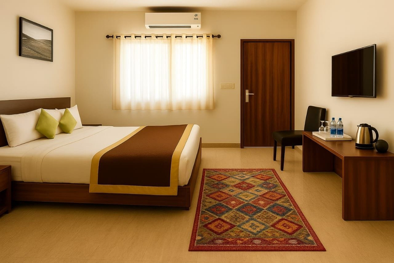 Bedroom, HOTEL ANNAPURNA REGENCY, Mirzapur
