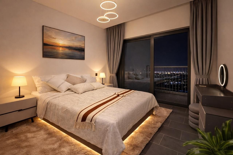 Others 3, Stylish 1BR Dubai.Balcony & Skyline View, Dubai