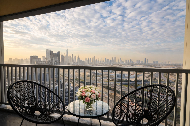 Others 4, Stylish 1BR Dubai.Balcony & Skyline View, Dubai