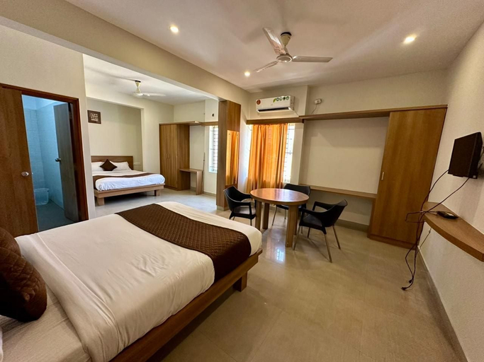 Bedroom 5, Mysore Samasth rooms and suits, Mysore