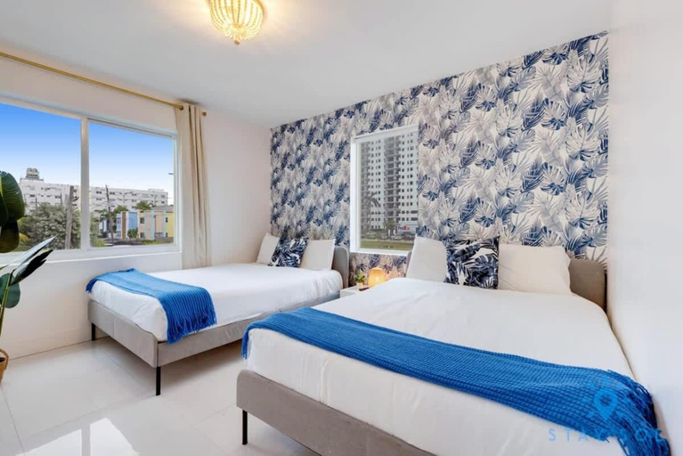 Bedroom 3, Free Parking: Bay View + Pool | Step To Beach, Broward