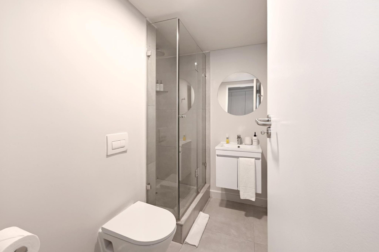 Bathroom, Stylish | Roof Top Pool | Studio Apartment | The Tokyo, City of Cape Town