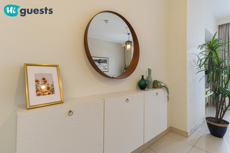 Bathroom 3, Chic Apt with Balcony and Pool near Burj Khalifa, Dubai