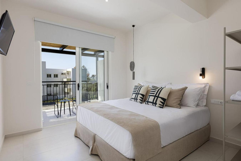 Bedroom 3, Modern villa Casa Filo Verde with private pool & Bbq,200m from the beach, Crete