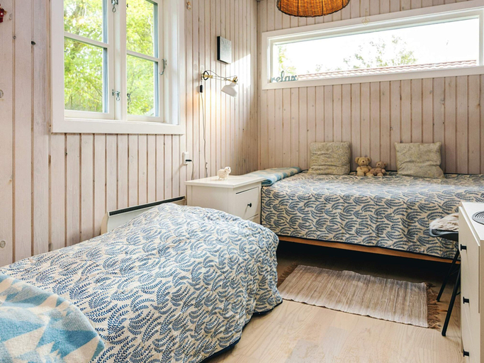 Bedroom, 4 Person Holiday Home in Brovst, Jammerbugt