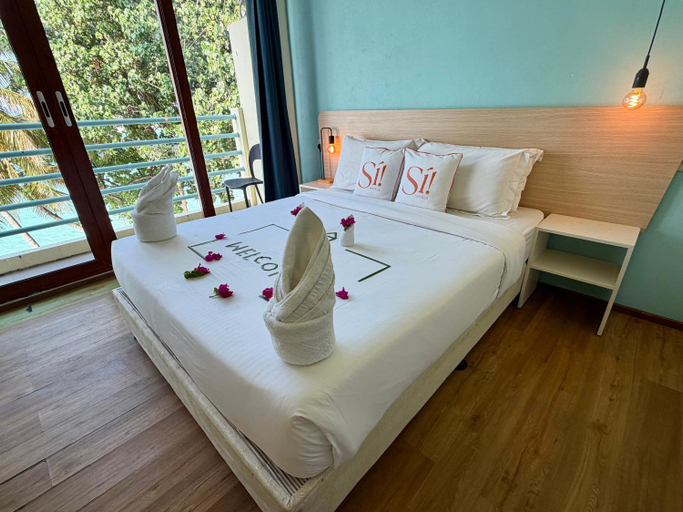Bedroom, Si! Beach House, Kaafu Atoll