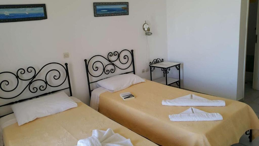 Bedroom 2, Ailouros summer hotel, South Aegean