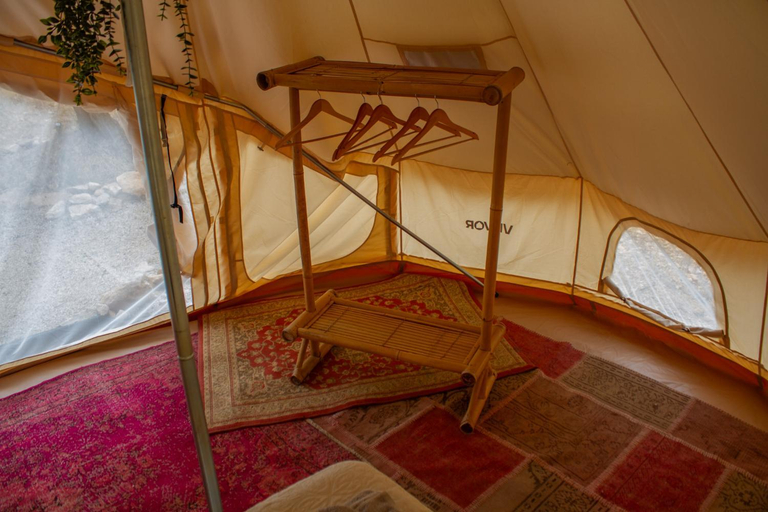 Bedroom 2, Paraiso Bell Tent - Glamping with Pool in Nature, Tarragona