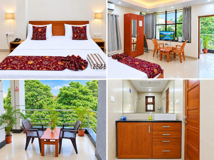 Bedroom, Forest View Residency Bhubaneswar, Cuttack