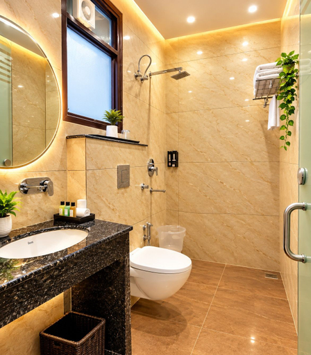 Bathroom 5, The Abhyudyam Ganga, Hardwar