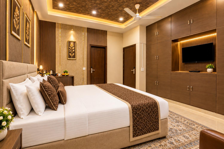Bedroom 2, Hotel Imperial Villa Sec - 18 By ASPL , Gautam Buddha Nagar