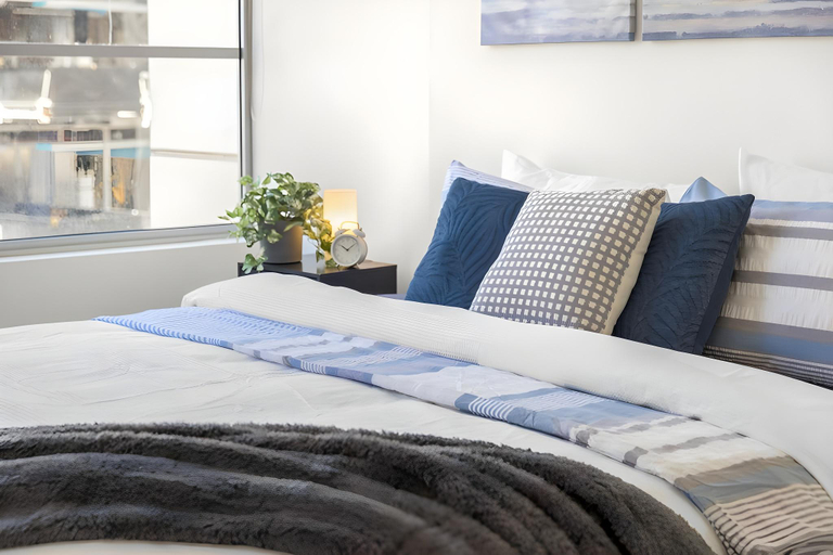 Bedroom 3, A Stylish Apt, City Views Next To Darling Harbour, Sydney