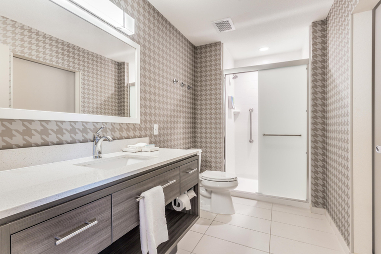Bathroom 4, Home2 Suites by Hilton Indianapolis Northwest, Indianapolis
