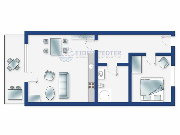 Others 2, Holiday Apartment 2 in Haus Hever, Nordfriesland
