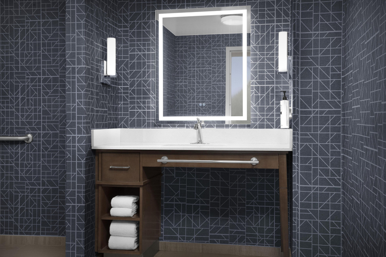 Bathroom 4, Homewood Suites by Hilton Gaithersburg/ Washington, DC North, Montgomery