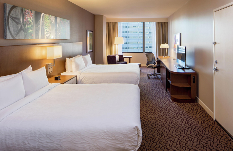 Bedroom 3, Hilton Garden Inn Downtown Dallas, Dallas