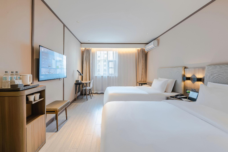 Bedroom, Hanting Hotel Qingdao Railway Station West Square, Qingdao