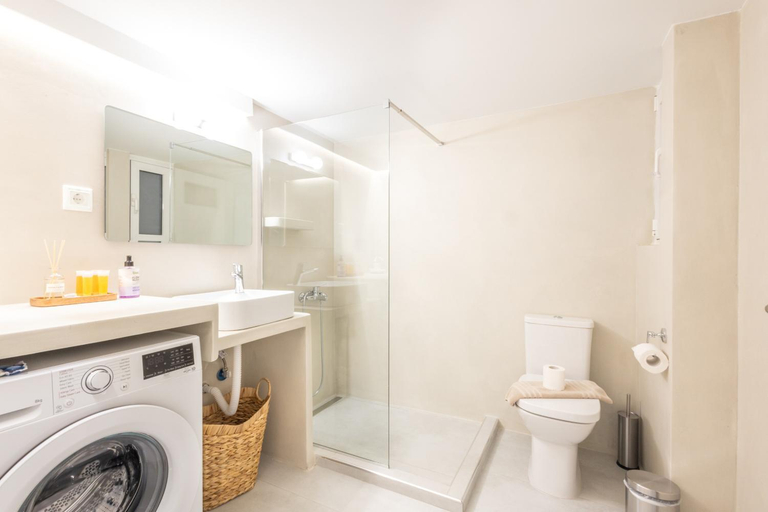 Bathroom, Charming Seaside Apartment | Elegant 2BR in Glyfada, Attica