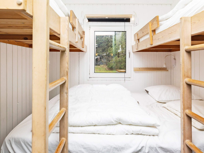 Bedroom 2, 5 Star Holiday Home in Saltum, Jammerbugt