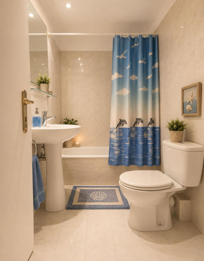 Bathroom, Daphnus Apartment in Agios Konstantinos, Central Greece