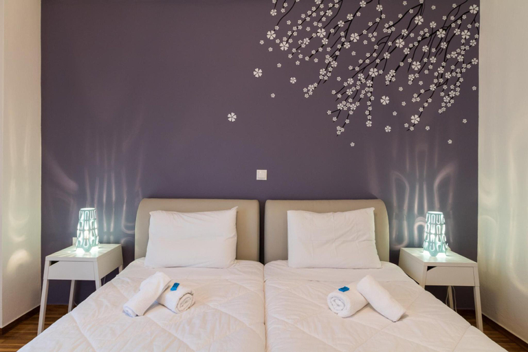 Bedroom 2, Modern - Vintage apartment by Acropolis museum, Attica
