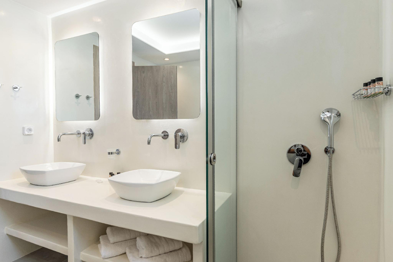 Bathroom 3, Villa Margarita with Private Pool and Sea View, South Aegean