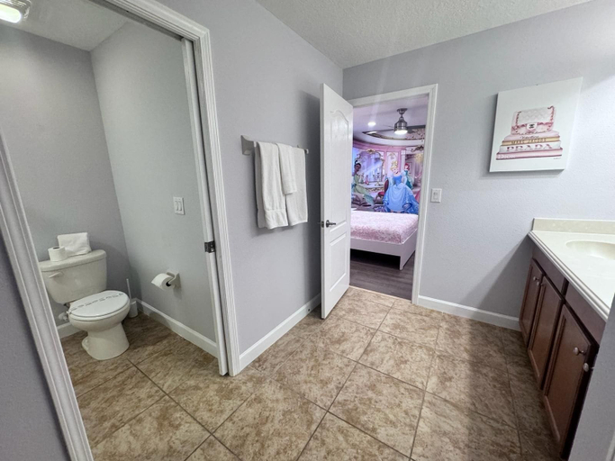 Bathroom 4, 9BR Retreat for 20 w/ Game Room Champions Gate, Osceola
