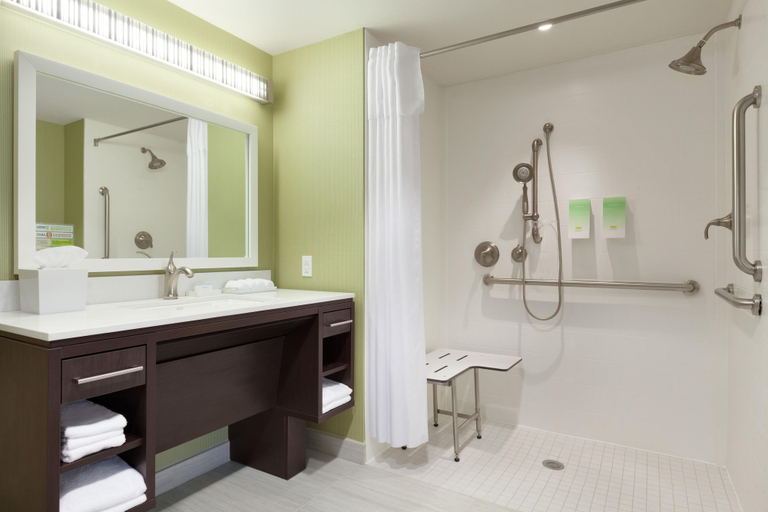 Bathroom 4, Home2 Suites by Hilton Seattle Airport, Tukwila