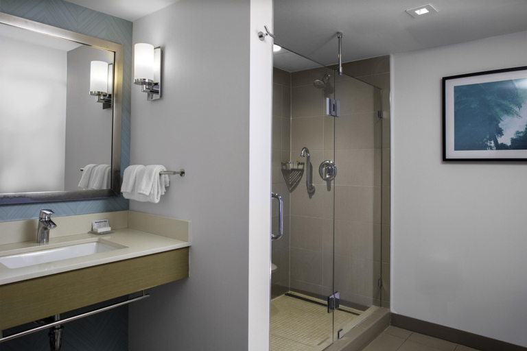 Bathroom 4, Hilton Garden Inn Miami South Beach, Miami-Dade