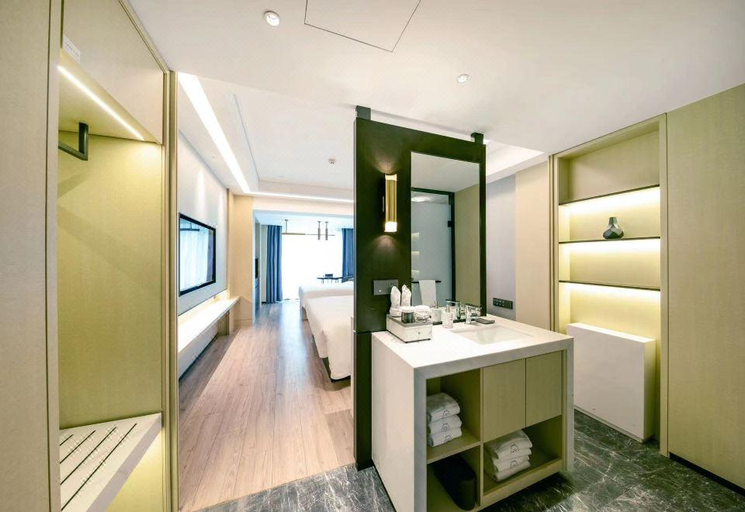 Bathroom, YunYi Zizai Hotel (Ordos Wanda Shop), Ordos