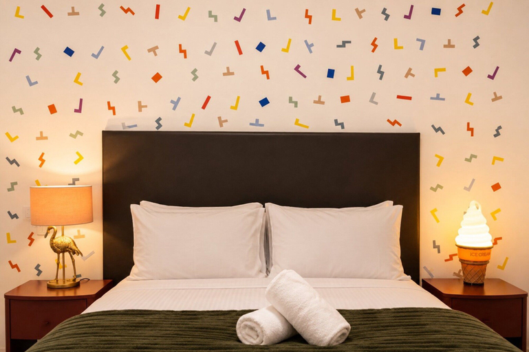 Bedroom 3, Empire Theatre Loft Your Colourful Melbourne Stay, Melbourne