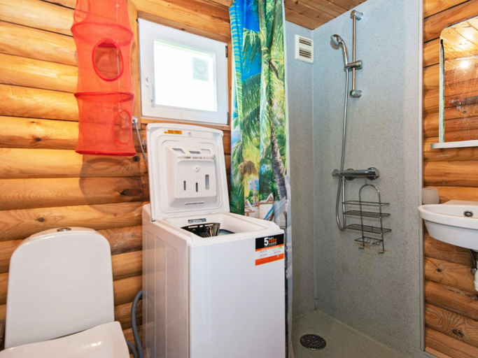 Bathroom, 5 Person Holiday Home in Hovborg, Vejen