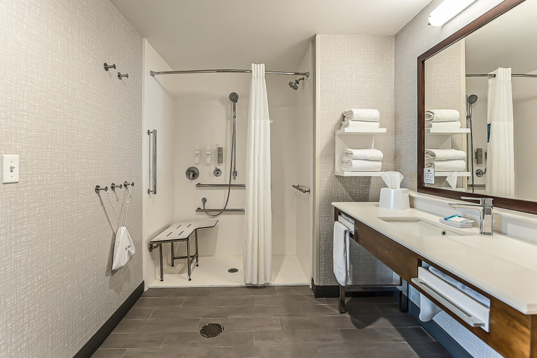Bathroom 4, Hampton Inn & Suites Howell, Livingston