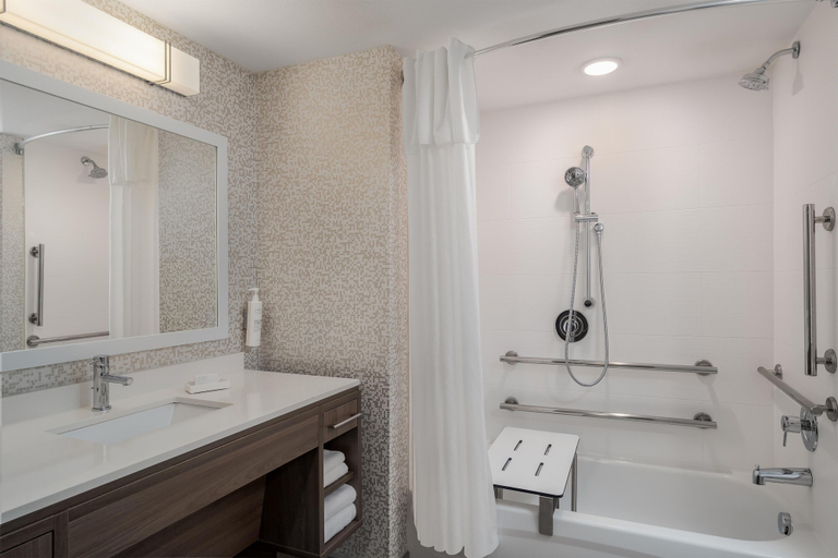 Bathroom 4, Home2 Suites by Hilton Portland Hillsboro, Washington