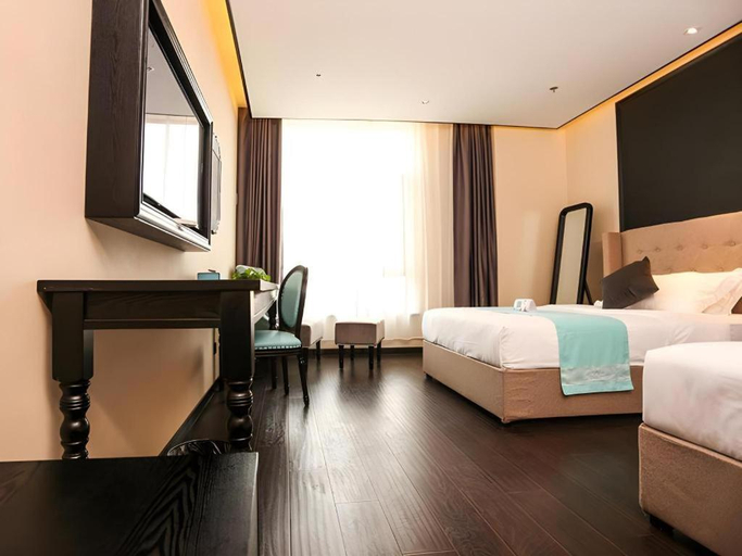 Bedroom 2, Xana Hotelle·Ji'nan Hi-tech Zone Century Avenue Tangye, Jinan