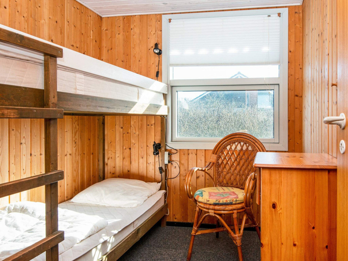 Bedroom 2, Quaint Holiday Home in Harboøre Jutland near Sea, Lemvig