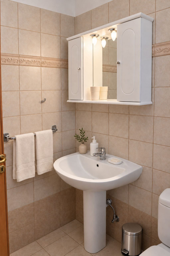 Bathroom 5, Nephele Apartments, South Aegean