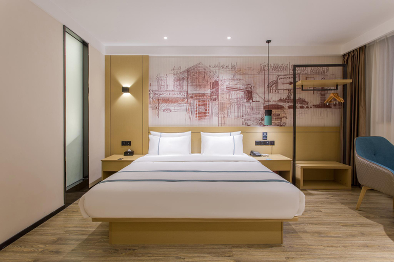 Bedroom 2, City Comfort Inn Jinzhou Bohai University Wanda Pl, Jinzhou