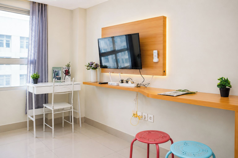 Others 3, Functional Homey Studio Room At Apartment Springlake Summarecon Bekasi, Bekasi