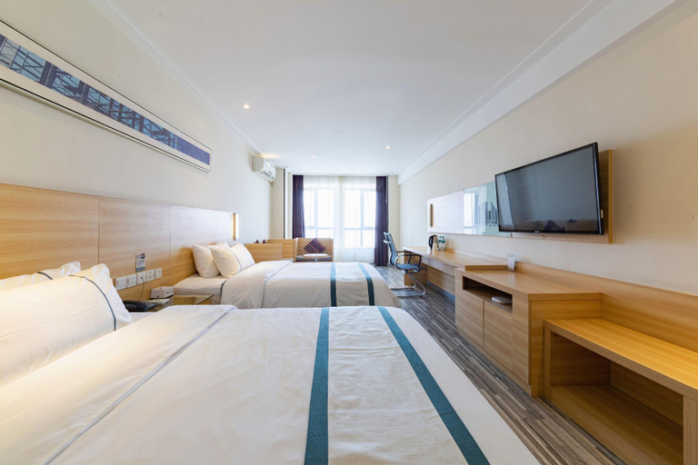 Bedroom 3, City Convenience Inn Wuhan Dunkou Golden Harbor, Wuhan