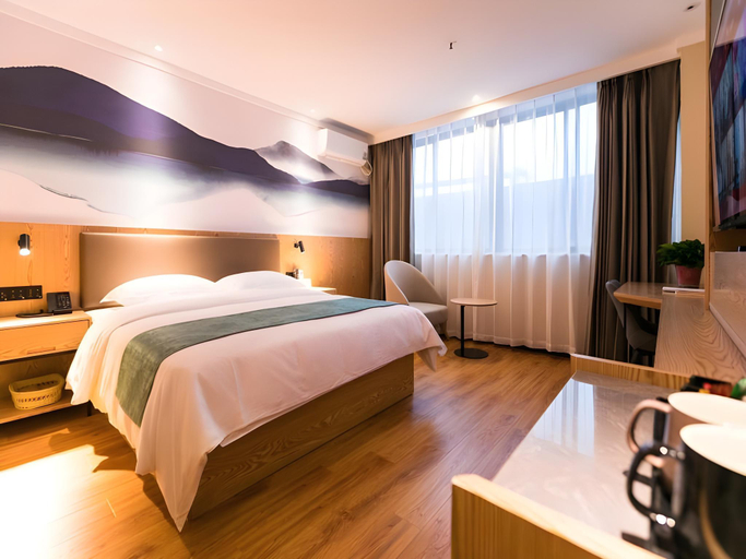 Bedroom 3, GreenTree Inn (Jiangyin Xuxiake Town), Wuxi